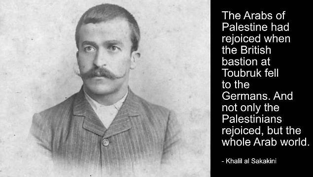 Sakakini on the Fall of Tobruk