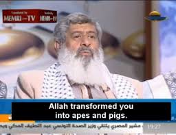 Jews Are Descendants of Apes and Pigs